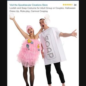 Soap and loofah costume